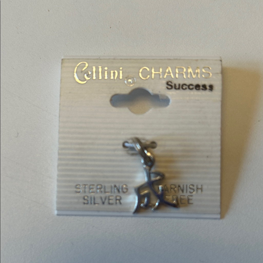 New Nwt Cellini Charms Success Sterling Silver Charm